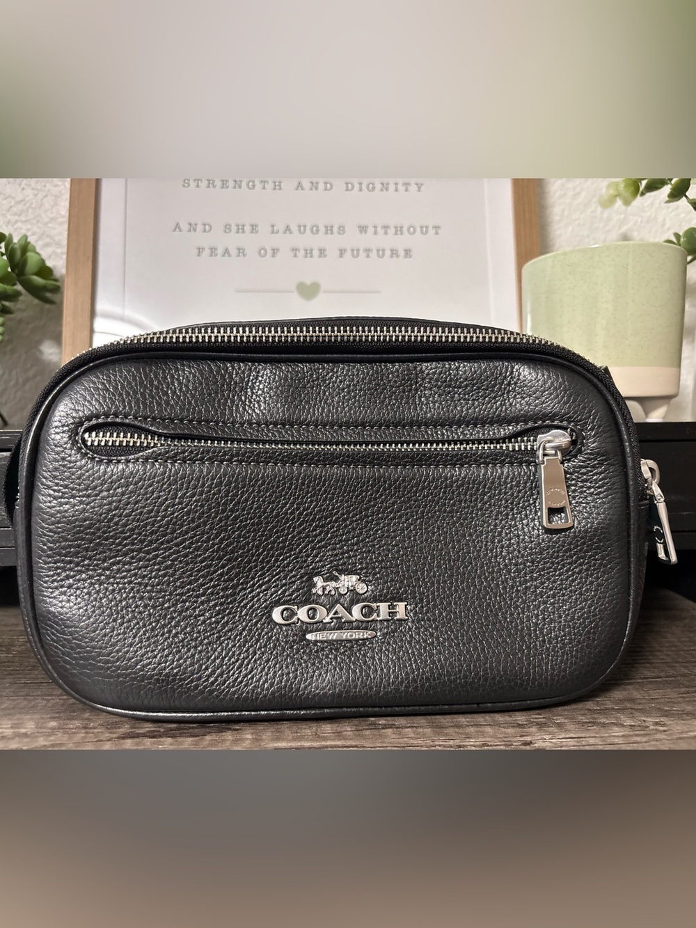 Coach Black Elias Belt & Crossbody Bag - Picture 2 of 16